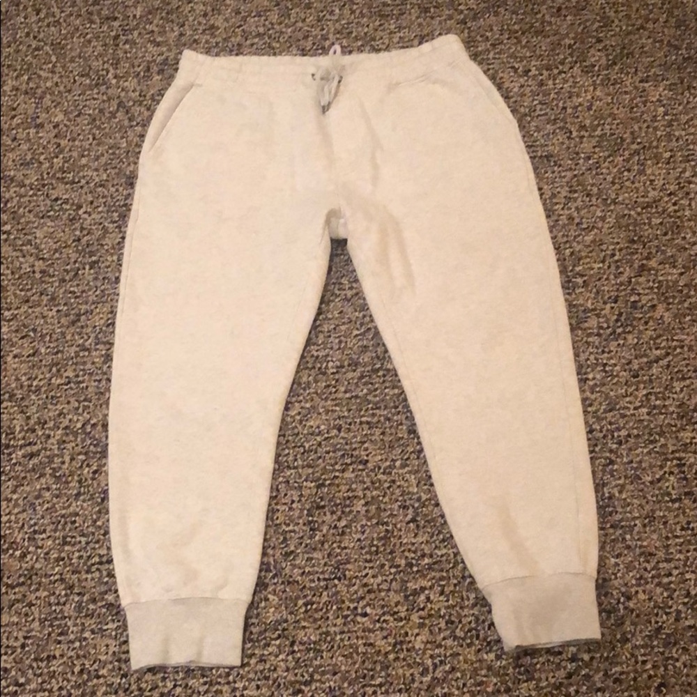 Off-White on the byas joggers size large
